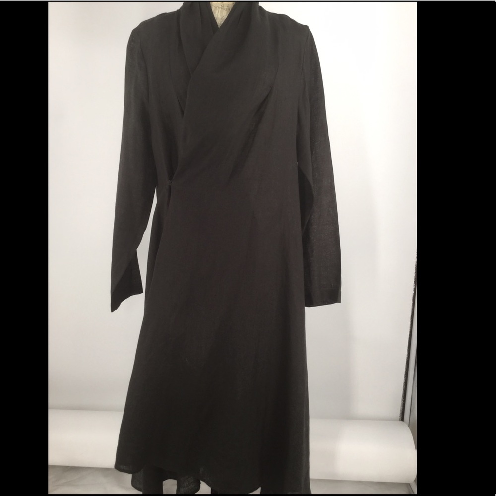 Soft surroundings Large linen cardigan wrap